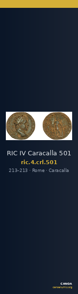 RIC IV Caracalla 501 — CANOA