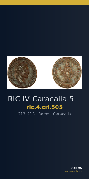 RIC IV Caracalla 505 — CANOA