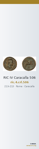 RIC IV Caracalla 506 — CANOA