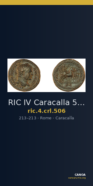 RIC IV Caracalla 506 — CANOA
