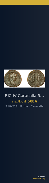 RIC IV Caracalla 508A — CANOA
