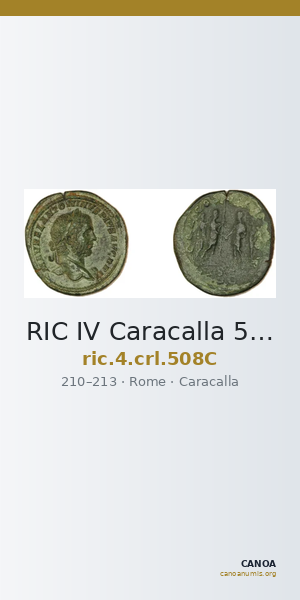 RIC IV Caracalla 508C — CANOA
