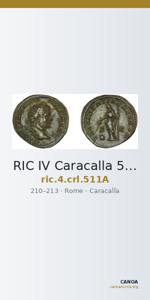 RIC IV Caracalla 511A — CANOA