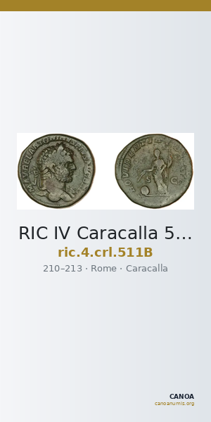 RIC IV Caracalla 511B — CANOA