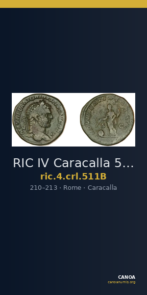 RIC IV Caracalla 511B — CANOA