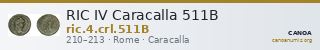 RIC IV Caracalla 511B — CANOA