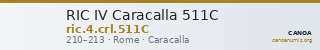 RIC IV Caracalla 511C — CANOA