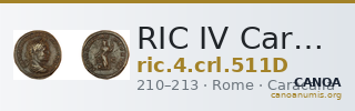 RIC IV Caracalla 511D — CANOA