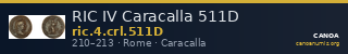 RIC IV Caracalla 511D — CANOA
