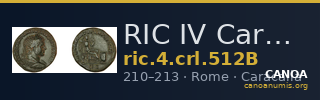 RIC IV Caracalla 512B — CANOA