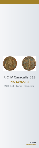 RIC IV Caracalla 513 — CANOA