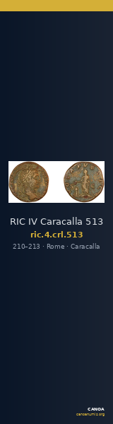 RIC IV Caracalla 513 — CANOA
