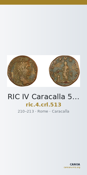 RIC IV Caracalla 513 — CANOA
