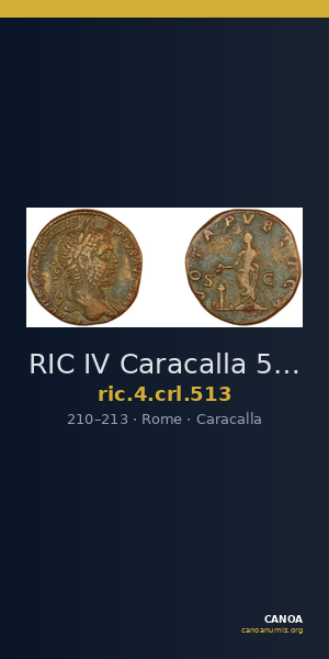 RIC IV Caracalla 513 — CANOA