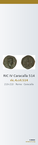 RIC IV Caracalla 514 — CANOA
