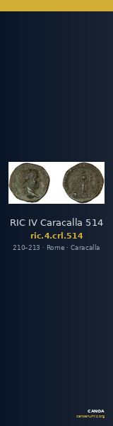 RIC IV Caracalla 514 — CANOA