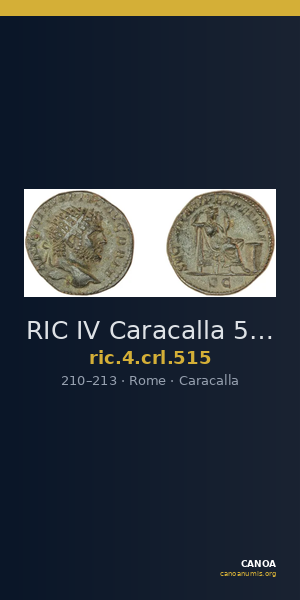 RIC IV Caracalla 515 — CANOA