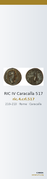 RIC IV Caracalla 517 — CANOA