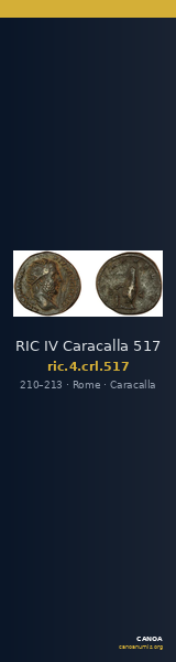 RIC IV Caracalla 517 — CANOA