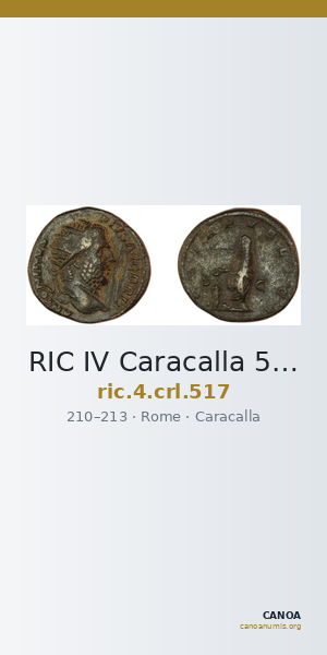 RIC IV Caracalla 517 — CANOA