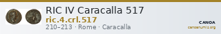 RIC IV Caracalla 517 — CANOA