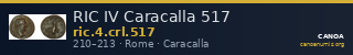 RIC IV Caracalla 517 — CANOA