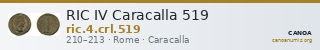 RIC IV Caracalla 519 — CANOA