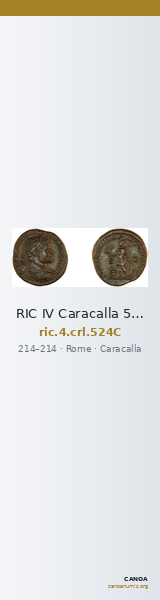 RIC IV Caracalla 524C — CANOA