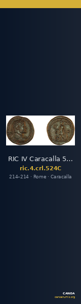 RIC IV Caracalla 524C — CANOA