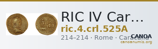 RIC IV Caracalla 525A — CANOA