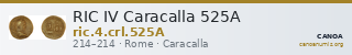 RIC IV Caracalla 525A — CANOA