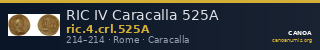 RIC IV Caracalla 525A — CANOA