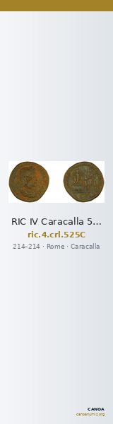 RIC IV Caracalla 525C — CANOA