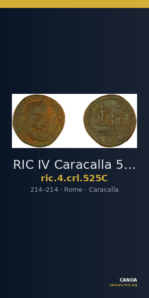 RIC IV Caracalla 525C — CANOA