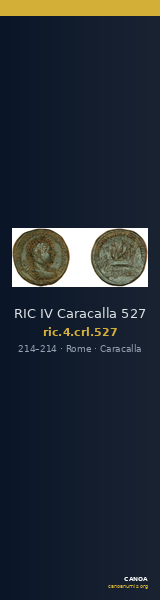 RIC IV Caracalla 527 — CANOA