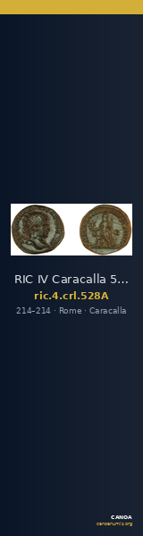 RIC IV Caracalla 528A — CANOA