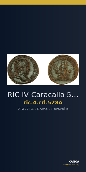RIC IV Caracalla 528A — CANOA