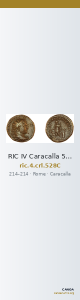 RIC IV Caracalla 528C — CANOA
