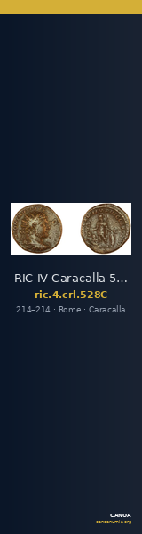 RIC IV Caracalla 528C — CANOA