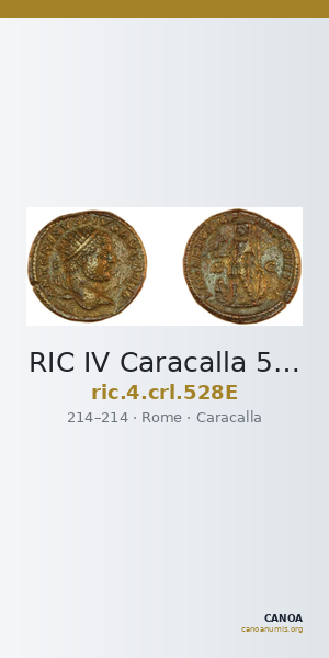 RIC IV Caracalla 528E — CANOA