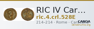 RIC IV Caracalla 528E — CANOA