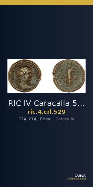 RIC IV Caracalla 529 — CANOA