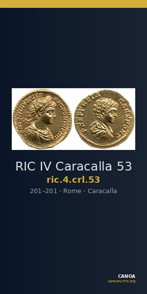 RIC IV Caracalla 53 — CANOA