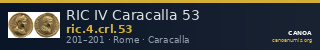 RIC IV Caracalla 53 — CANOA