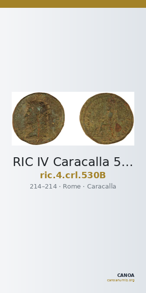 RIC IV Caracalla 530B — CANOA