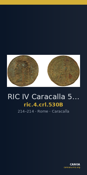 RIC IV Caracalla 530B — CANOA
