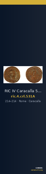 RIC IV Caracalla 531A — CANOA