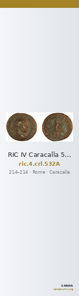 RIC IV Caracalla 532A — CANOA