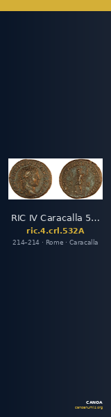 RIC IV Caracalla 532A — CANOA