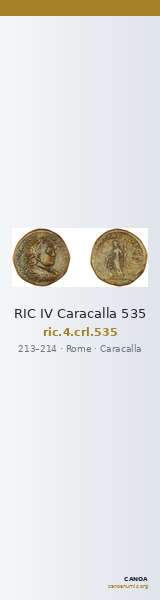 RIC IV Caracalla 535 — CANOA